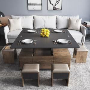 Fashion Simple Multi-Functional Folding Coffee Table Can Be Used as a Dining Table or Desk 2021