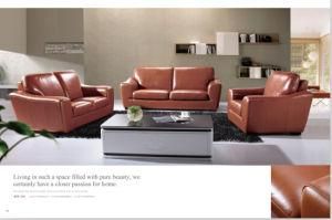 Modern Living Room Furniture Leather Sofa with Genuine Leather