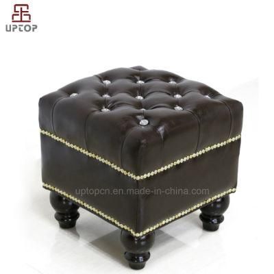Wholesale Customade Durable Leather Foot Stool Sofa (SP-ES137)