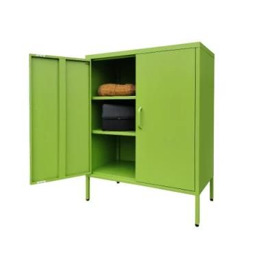 Simple Metal Bookcase Living Room Furniture Study Room Cabinet