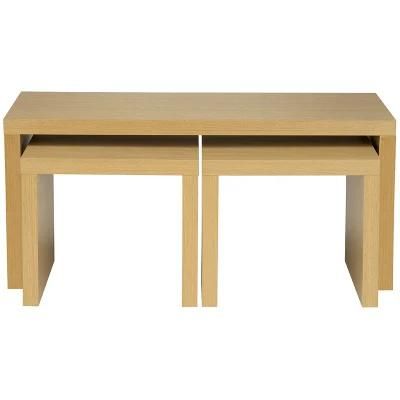 Pure Wood Coffee Table Set