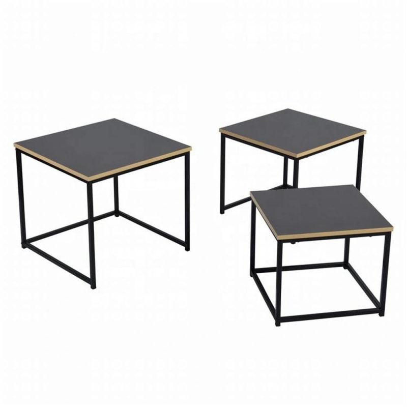 Stacking Square Nesing End Table Set