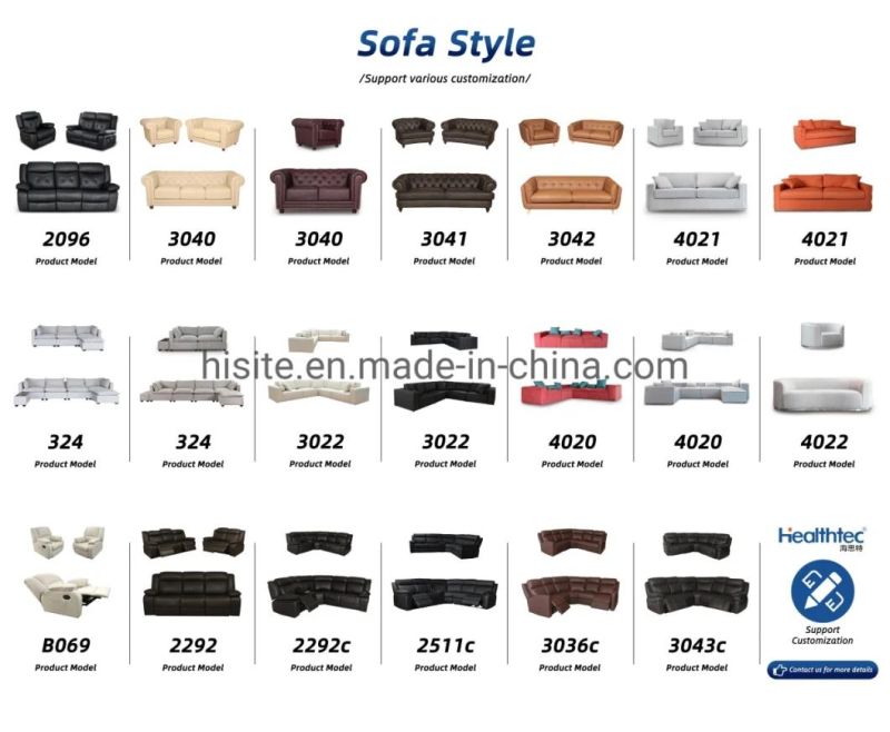 2022 Grey L-Shaped Sofa Combination with Storage Function Living Room Sofa Set Furniture