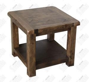 Lamp Table, Distressed Pine Bedside Table (RP10)