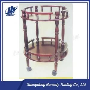 C167 Vintage Style Wood Rotating Side Table