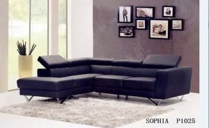 Living Room Furniture Modern Sofa with Real Leather Sofa