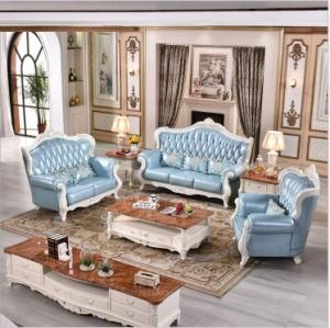 Living Room Furniture Antique Leather Sofa E129