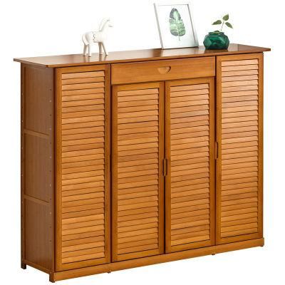 Wholesale Other Bamboo Furniture Large Capacity Bamboo Shoe Cabinet