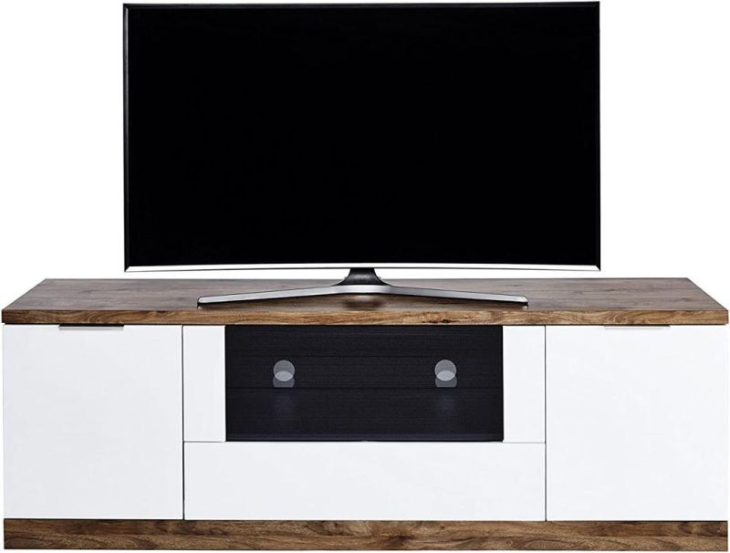 High Quality Wooden Metal Living Room Furniture Wood MDF Top TV Cabinet Stand with Drawer