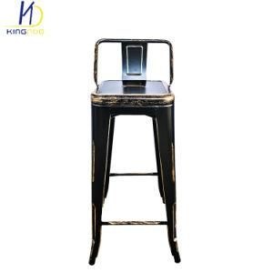 Hot Sale Modern Bar Furniture Metal Bar Chair Stackable Metal Wire Bar Stool