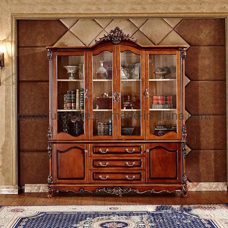 (MN-CC802) Living Room/Hotel/Office Wooden Showcase High Filing Cabinet/Display Glass Cabinet