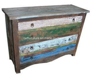 French Europe UK Style Country Solid Wood Furniture Cabinet