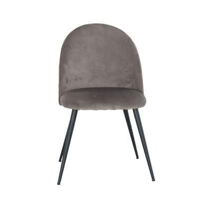 Family Dining Room Kitchen Furniture Upholstered Colorful Velvet Dining Chair for Banquet Restaurant