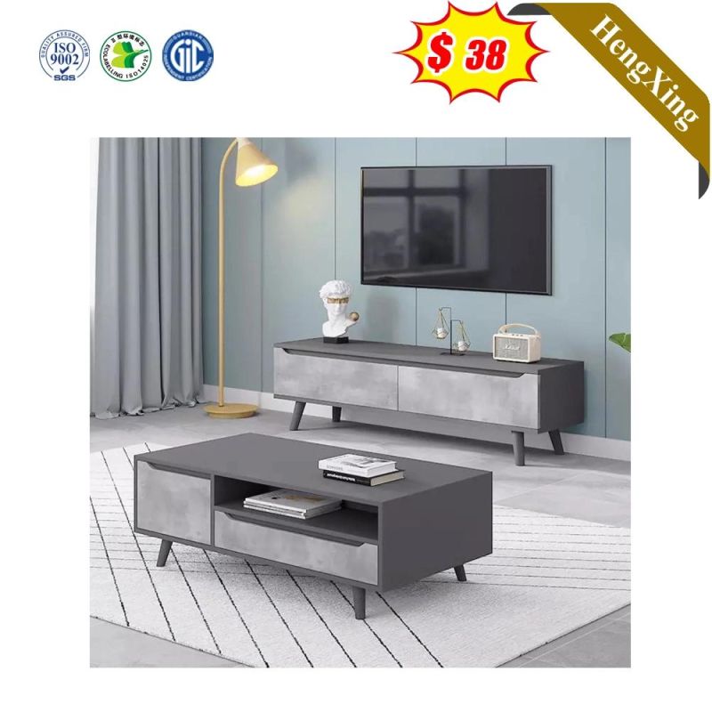 Wholesale Factory Living Room Apartment Furniture Storage Drawers TV Stand with Coffee Table