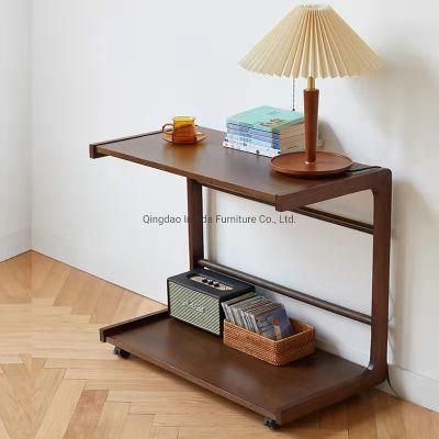 Modern Simple Furniture Household Living Room Bedroom Removable Wood Sofa Side Table