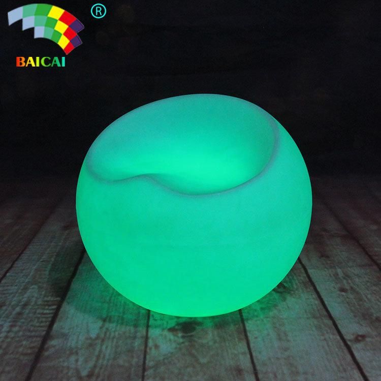 PE Material Home Decoration LED Chairs with Ce and RoHS Certificate