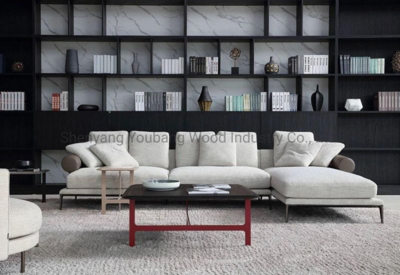 Modern Sofa Set for Living Room Sponge Leather Sofas