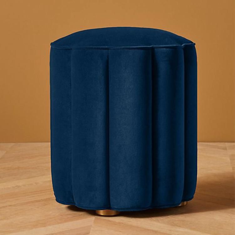 Highest Quality Pouf Footstool Garden Flower Shape Stools with Fabric