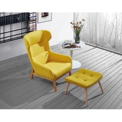 (SZ-LC1421) Leisure Chair Lounge Yellow Chair with Footrest Office Head Chair
