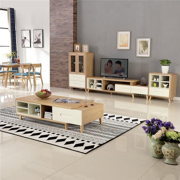 Living-Room Furniture Set Modern Side Wall Wood TV Cabinet