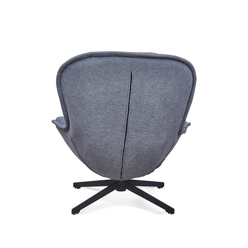 Modern Comfortable Accent Sofa Living Room Furniture High Back Swivel Leather Fabric Leisure Chair