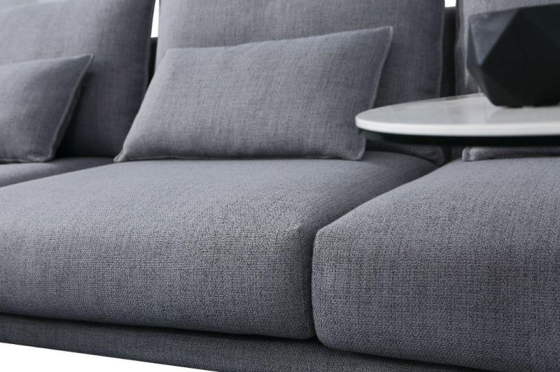 Foshan Gainsville Modern Furniture Italy Modern Home Leisure Fabric Sofa Set in Living Room Furniture