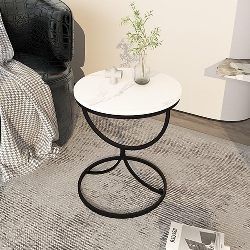 New Arrival Simple Living Room Tea Table Metal Coffee Table for Home Hotel Apartment