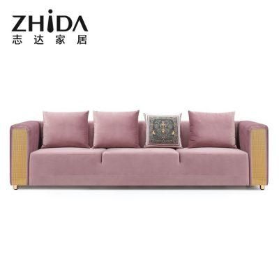 High-End Italian New Luxury Style Sofa Comfort Villa Sofa Couc L Shape U Shape Stainless Steel Sectional Sofas
