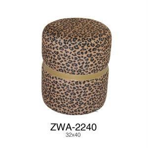 Yiya Velvet Round Storage Stool Ottoman