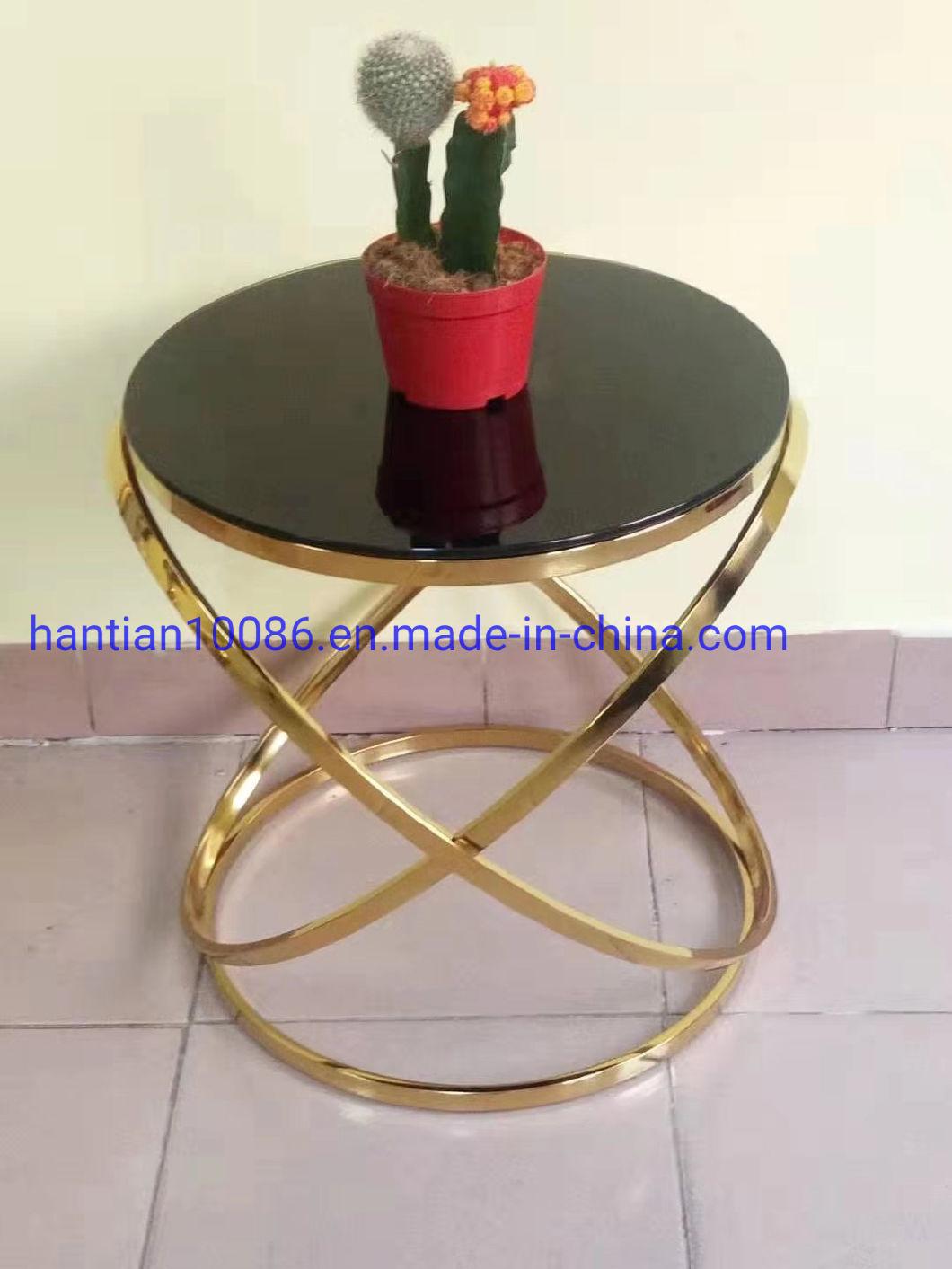 Stainless Steel Table Oval Table Hot Sale Folding Semi-Circle Round Table