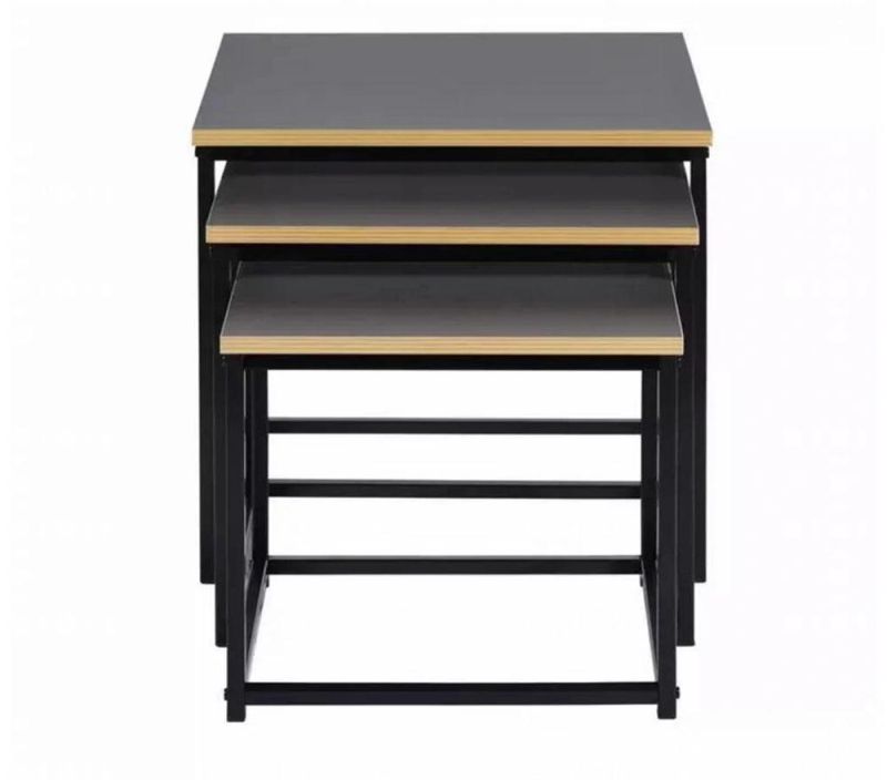 Stacking Square Nesing End Table Set