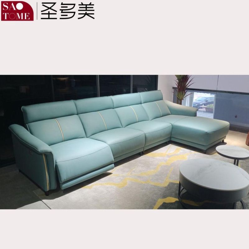 Modern Smart Home Furniture Private Cinema Leather Multi-Combination Functional Sofa