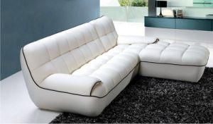 Design Leisure Leather Sofa for Living Room Hotel