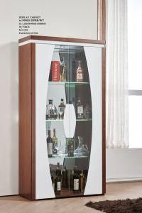 MDF Living Dining Room Liquor Wine Display Cabinet with Shelf Modern Home Furniture