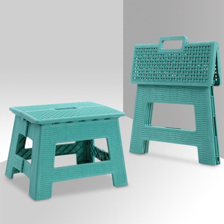 New Ultra-Thin Breathable Rattan Proof Plastic Folding Storage Stool