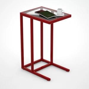 Living Room Metal Design Steel Sofa Side End Table Accent Laptop Tray Coffee Table