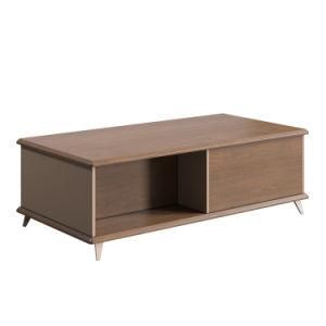 2020 New Design High Quality Furniture Walnut Wood Coffee Table