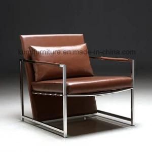 Hot Sale Leisure Chair Soft Seat with Stainless Steel