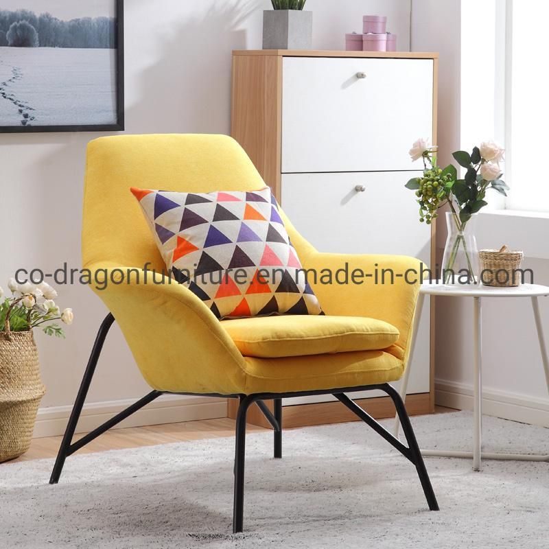 China Wholesale Leisure Chair with Metal Legs for Home Furniture