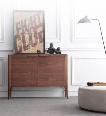 Light and Luxury Unique Design Solid Wood Sideboard Cabinet Furniture for Living Room