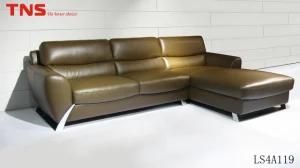 Modern Geniune Leather Sofa of Living Furniture (LS4A119)