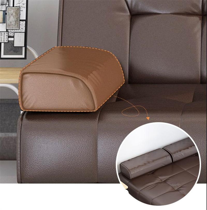 Multifunctional Dual-Purpose Simple Modern Leather Sofa Bed
