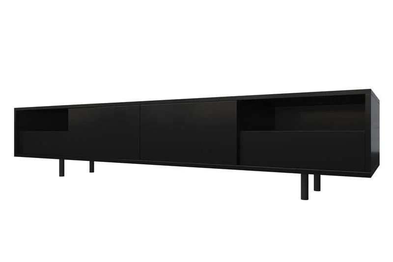 Sale Cheap Black Melamine Modern TV Stand Ready to Ship