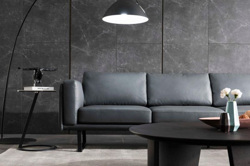 New Modern Furniture Design Leather Sofa Set Living Room Furniture in American Market Furniture