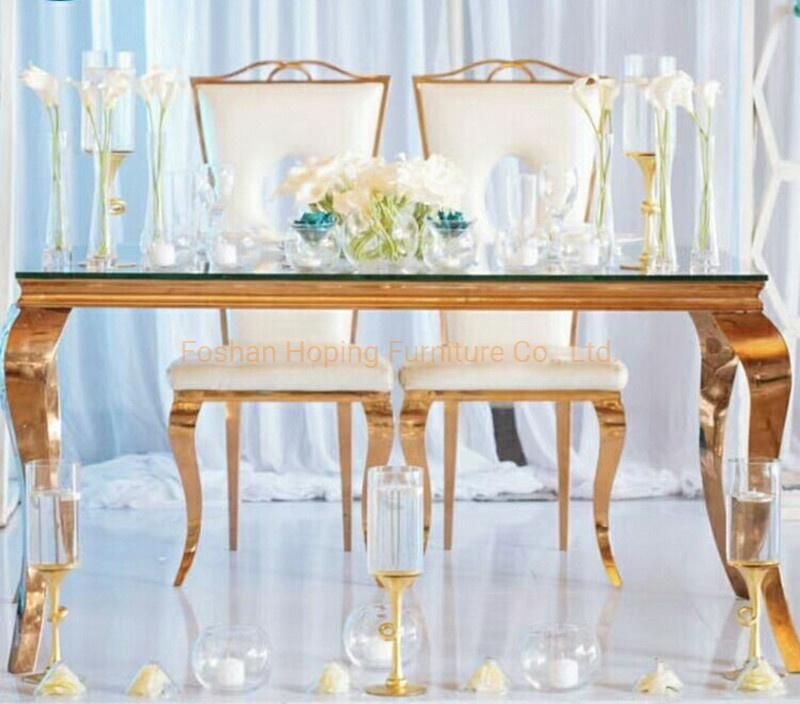 Hotel Furniture Luxury Home Steel Base Round Clear Glass Coffee Table Living Room White Marble Top Gold Coffee Table Corner Bent Glass Side Table