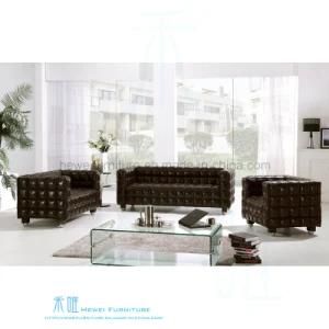 Modern Living Room Leather Sofa Set (HW-SL034S)
