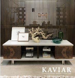 Modern Style Sideboard with 180 Degree Opening Walnut Root Hinge Doors (SB128)