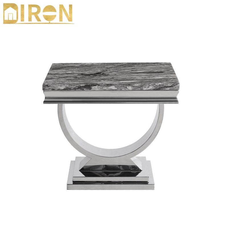 2021 China Factory High Quality Home Office Stainless Steel Coffee Side Tea Table