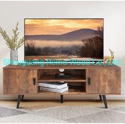 Modern TV Stand TV Cabinet TV Console with 2 Storage Cabinet for Living Room