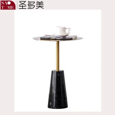 Modern Hotel Living Room Furniture T-Shaped Round Tea Table